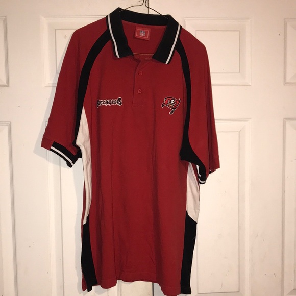 Men’s NFL Buccaneers Polo Shirt - Picture 1 of 10